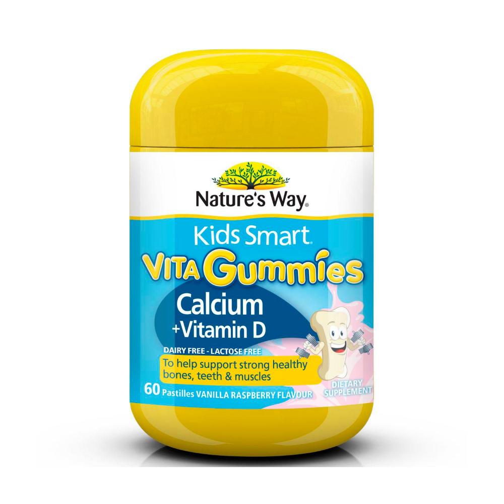 Nature's Way Kid Smart Vita Gummies Calcium +vitamin D - 60 Pack