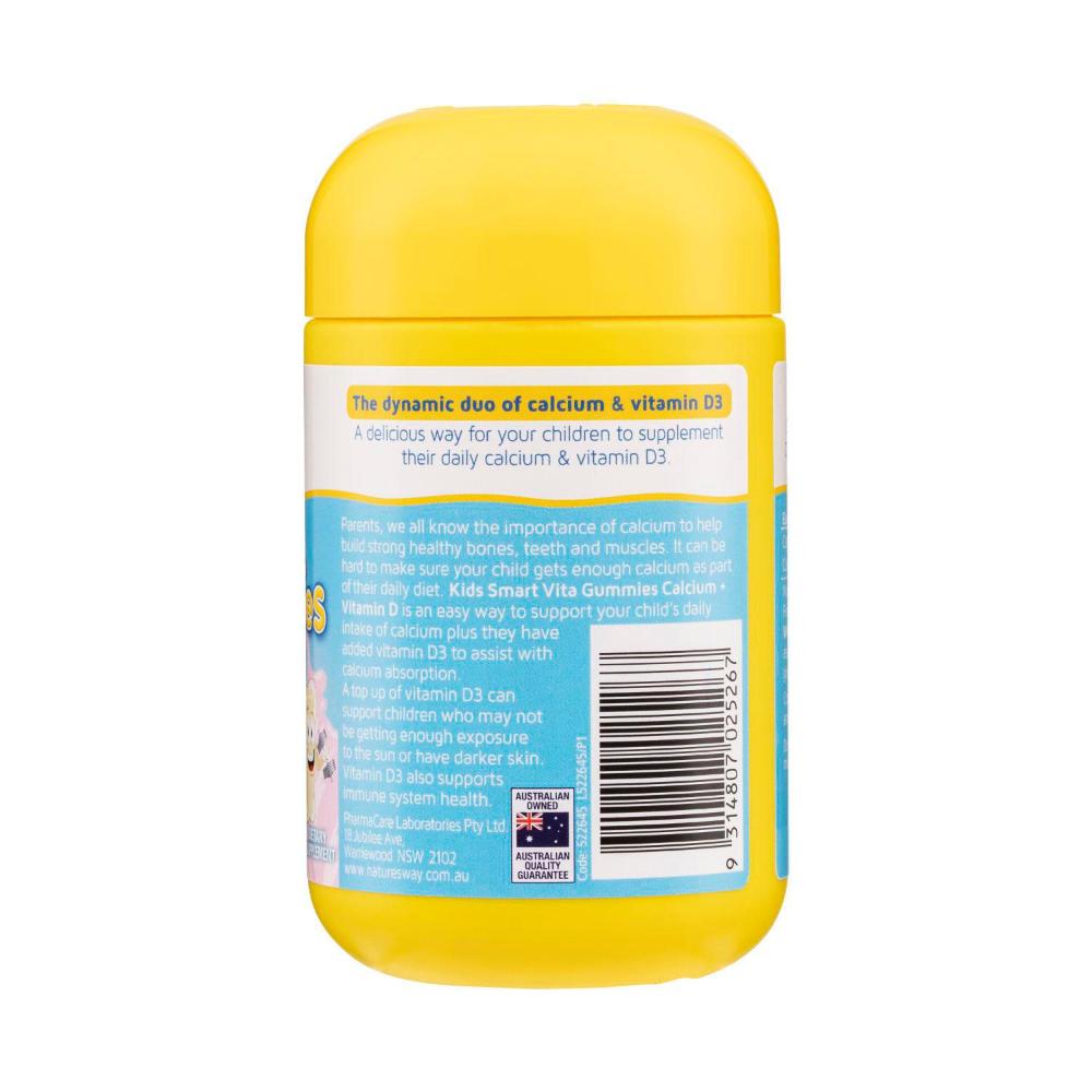 Nature's Way Kid Smart Vita Gummies Calcium +vitamin D - 60 Pack