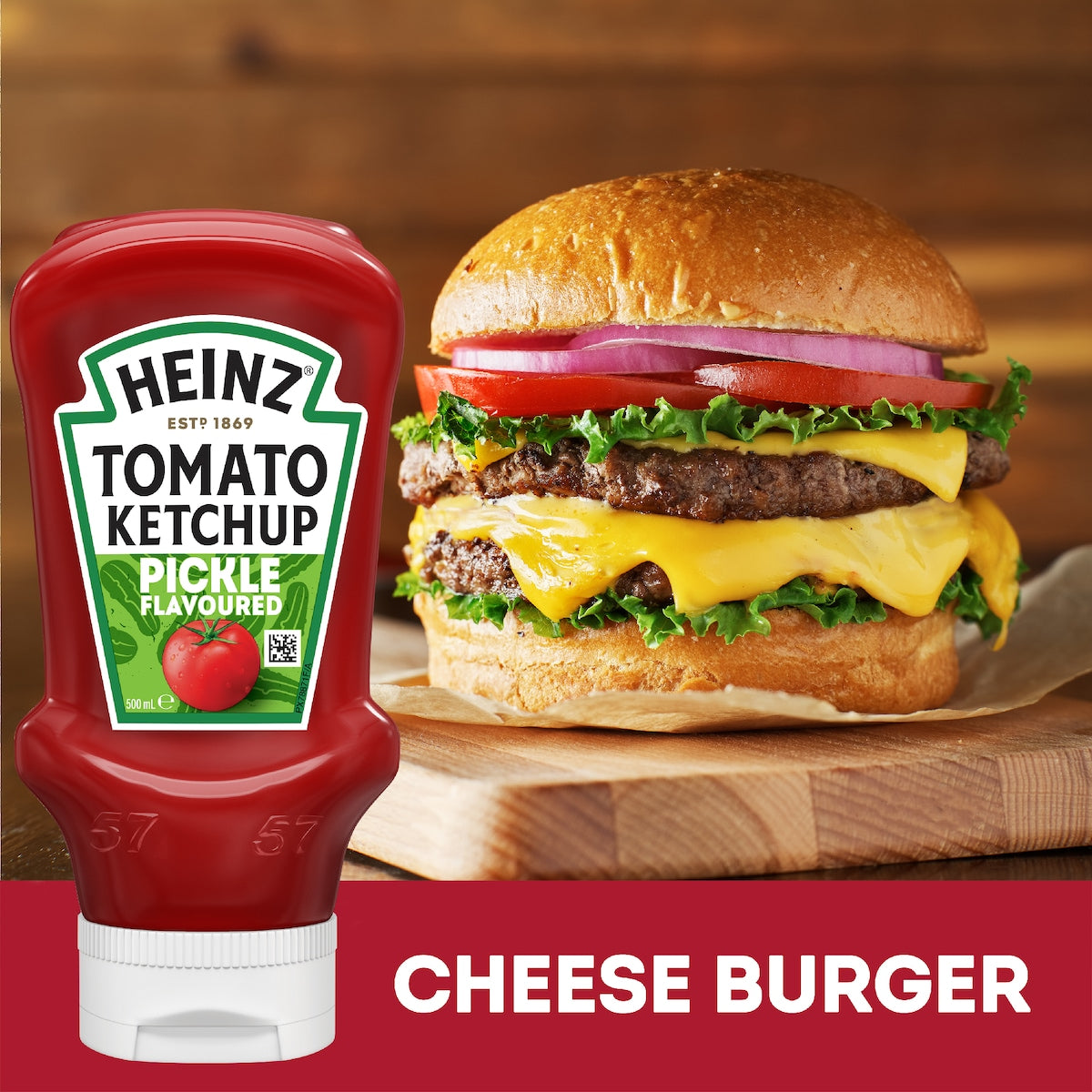 Heinz Tomato Ketchup Pickle Flavoured 500mL