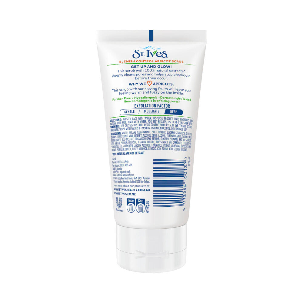 St Ives Apricot Facial Scrub Blemish Control - 150mL