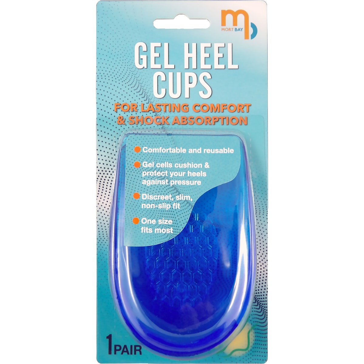 Mort Bay Gel Heel Cups Pair Each