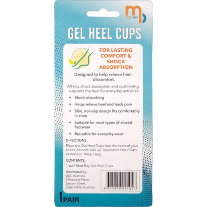 Mort Bay Gel Heel Cups Pair Each