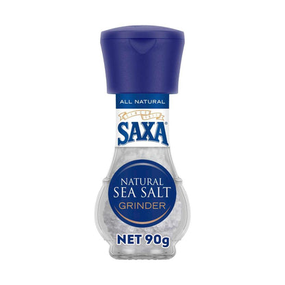 Saxa Natural Sea Salt Grinder - 90g