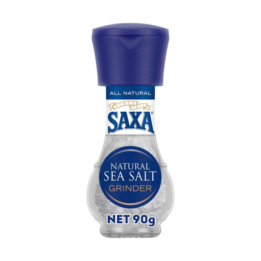 Saxa Natural Sea Salt Grinder - 90g