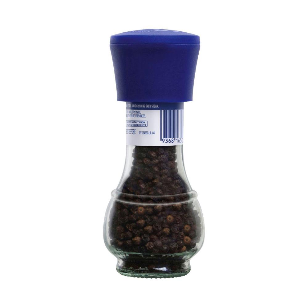 Saxa Pepper Black Peppercorn Grinder - 45g