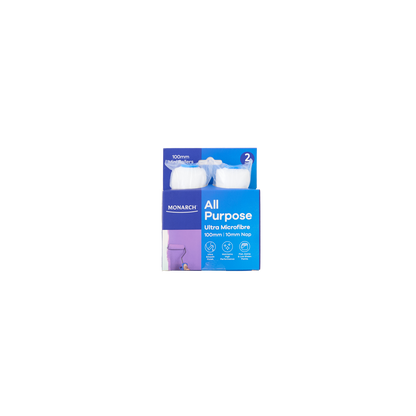 Monarch Mini Rollers - 100mm - 10mm Nap - 2 Pack - Blue