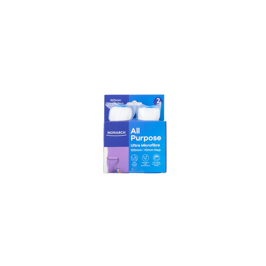 Monarch Mini Rollers - 100mm - 10mm Nap - 2 Pack - Blue