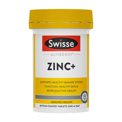 Swisse Ultiboost Zinc+ Contains Zinc For Immune System Health Supp ... 60 pack