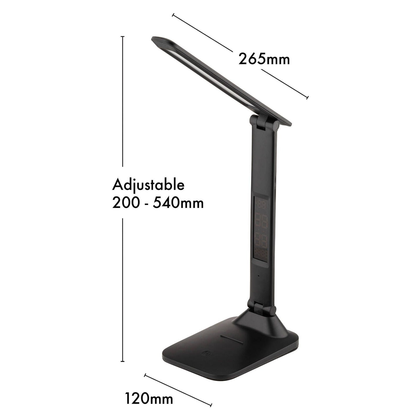Verve Design Black Alyx Task Lamp - 3.9W