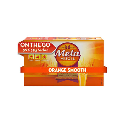 Metamucil Powder Sachets 30 Dose Daily Fibre Smooth Orange - 177g