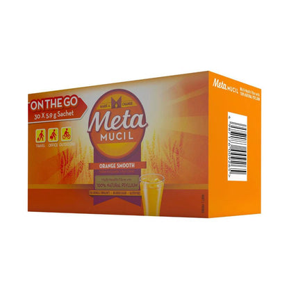 Metamucil Daily Fibre Supplement Orange Smooth - 177g