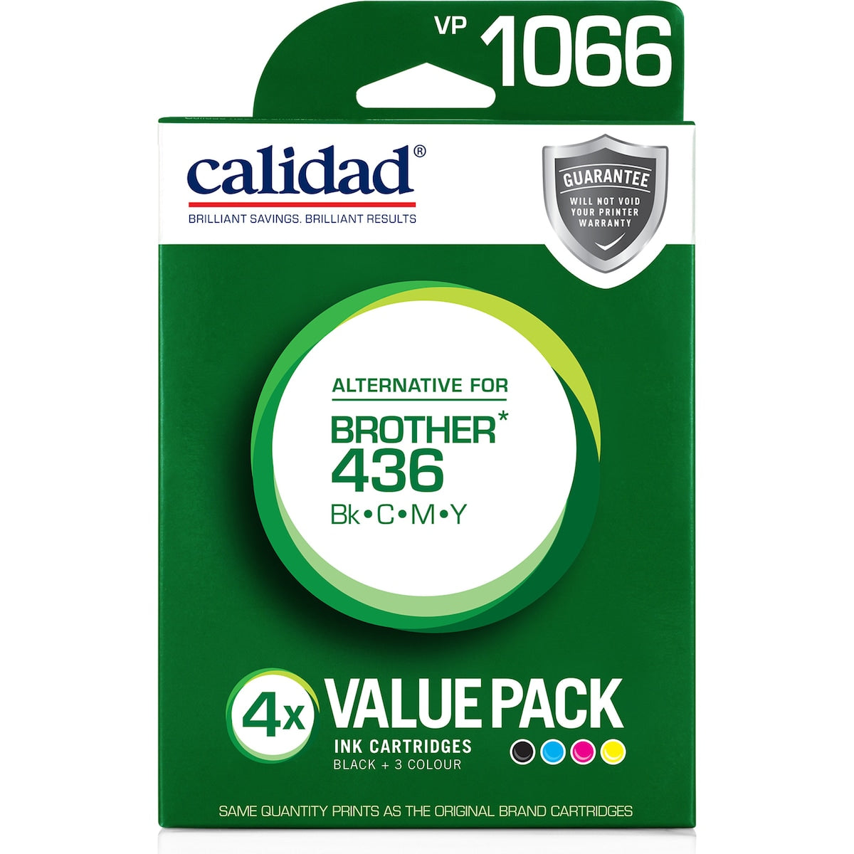 Calidad Brother Lc436 Printer Ink Black 4 Pack