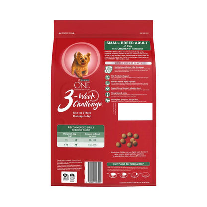 Purina One Small Breed Adult Chicken Dry Dog Food - 2.5Kg