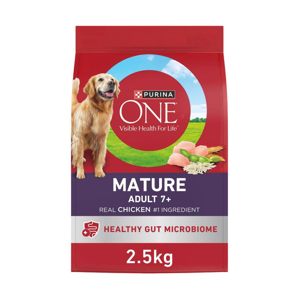 Purina One Mature Adult 7+ Chicken Dry Dog Food - 2.5Kg