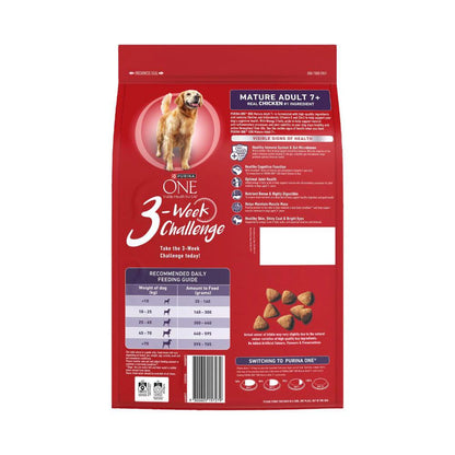 Purina One Mature Adult 7+ Chicken Dry Dog Food - 2.5Kg