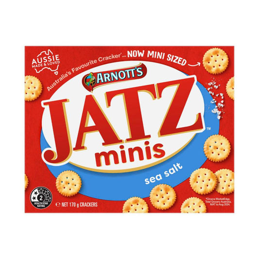 Arnott's Jatz Minis Crackers Sea Salt - 170g