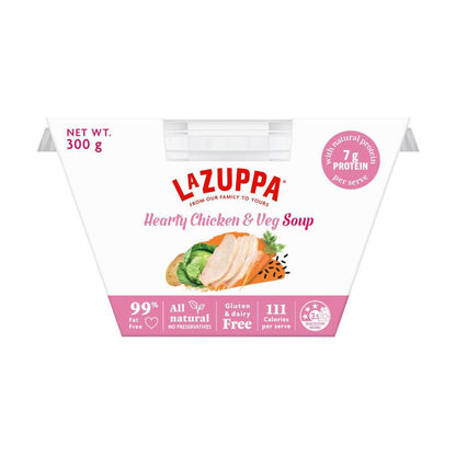 La Zuppa Microwaveable Soup Bowl Hearty Chicken & Vegetable - 300g