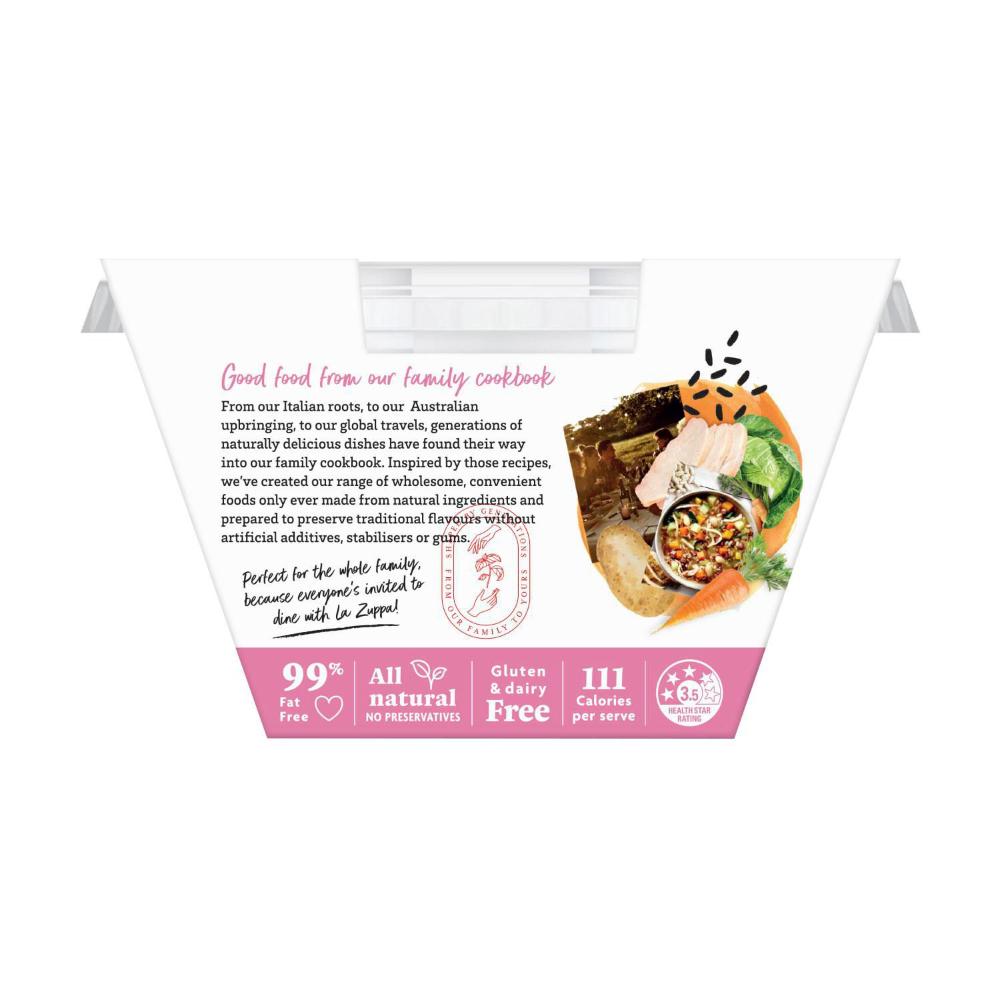 La Zuppa Microwaveable Soup Bowl Hearty Chicken & Vegetable - 300g