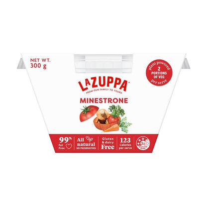 La Zuppa Microwaveable Soup Bowl Minestrone Soup - 300 GRAM