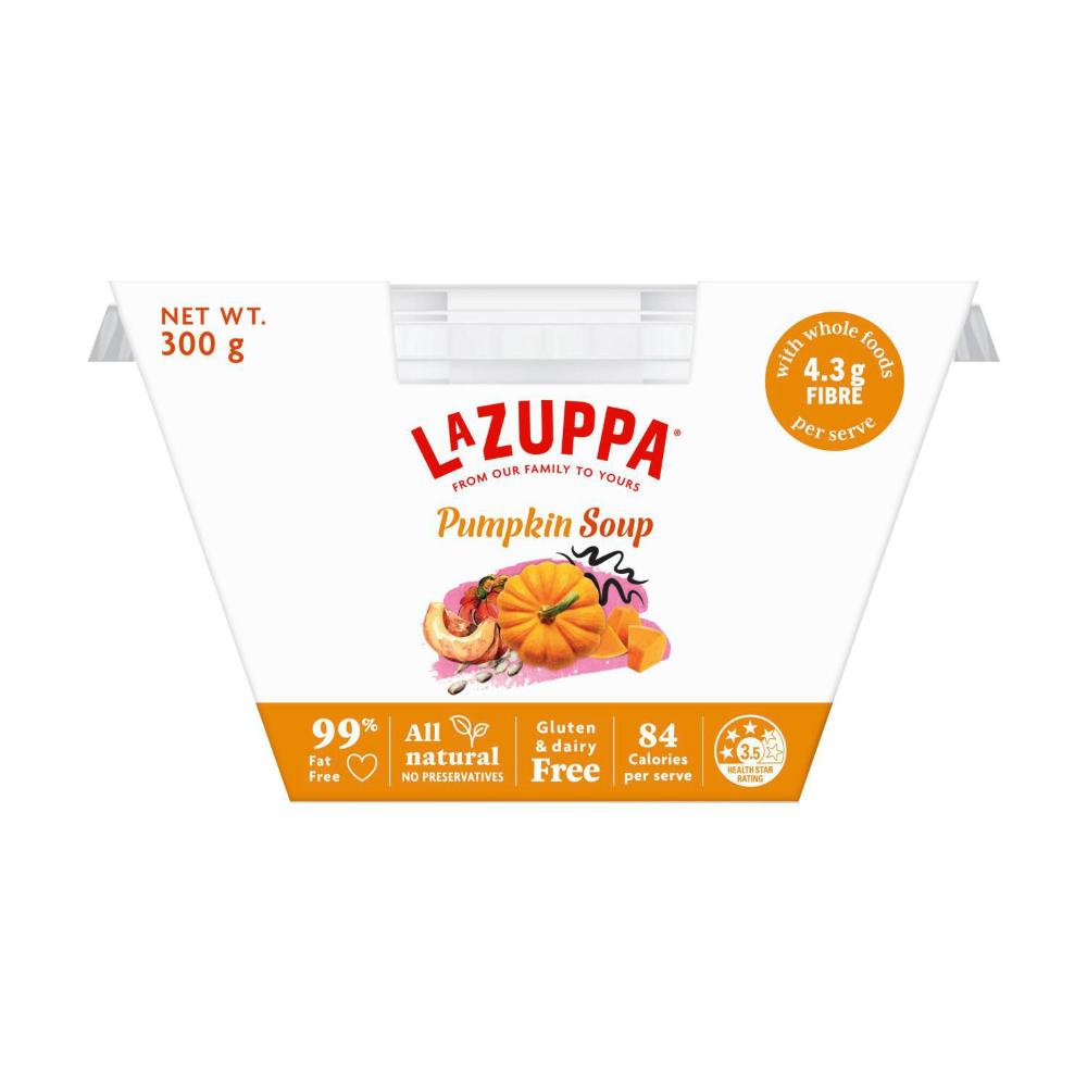 La Zuppa Microwaveable Soup Bowl Pumpkin Soup - 300g