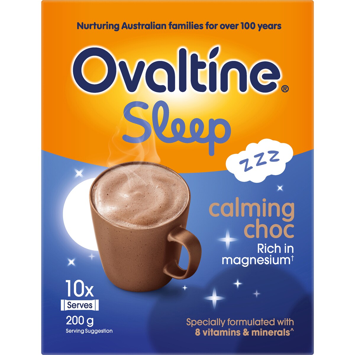 Ovaltine Sleep Calming Chocolate Drink Sachets 10 pack