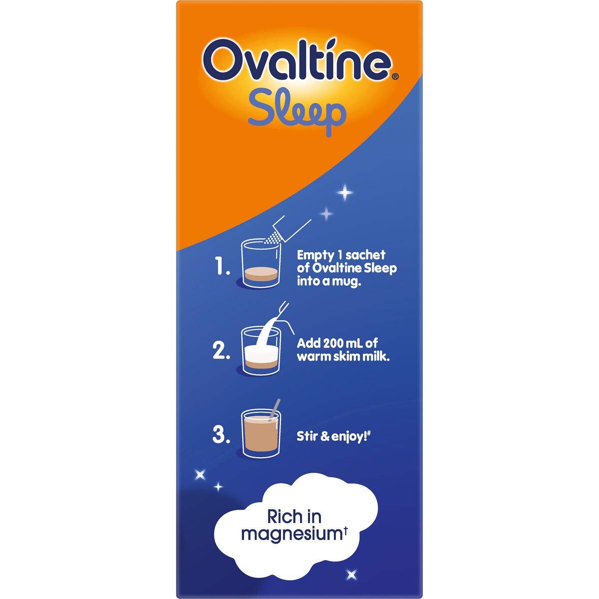 Ovaltine Sleep Calming Chocolate Drink Sachets 10 pack