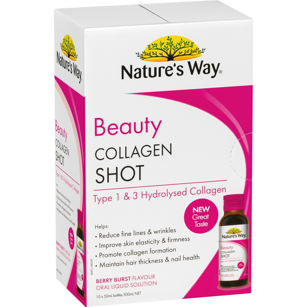 Nature's Way Beauty Collagen Oral Shots 50mL x 10 pack