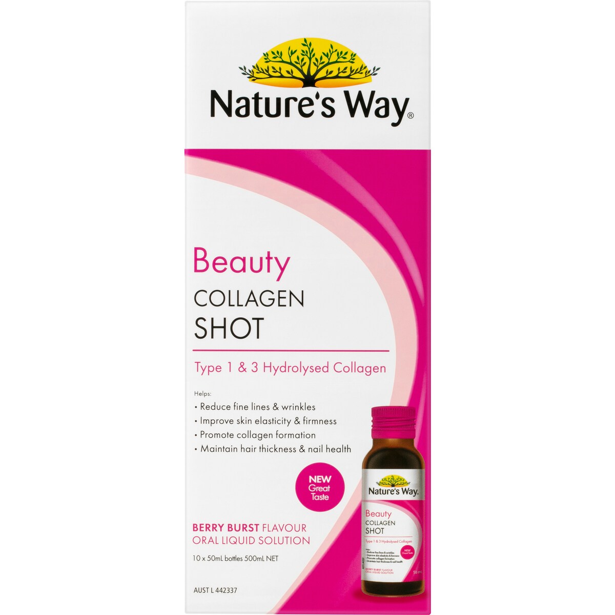 Nature's Way Beauty Collagen Oral Shots 50mL x 10 pack