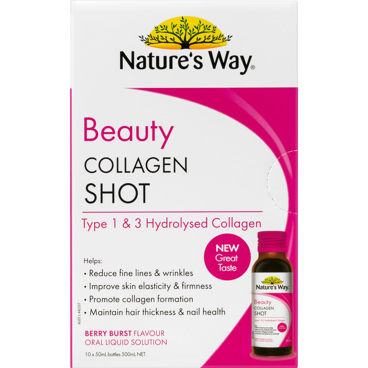 Nature's Way Beauty Collagen Oral Shots 50mL x 10 pack