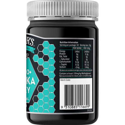 Mayvers Manuka Honey MGO 100+ 500g