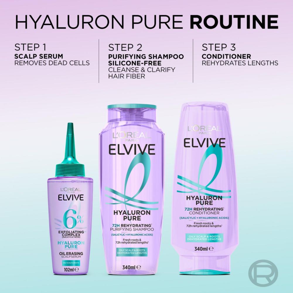L'Oreal Elvive Hyaluron Pure Serum - 102mL