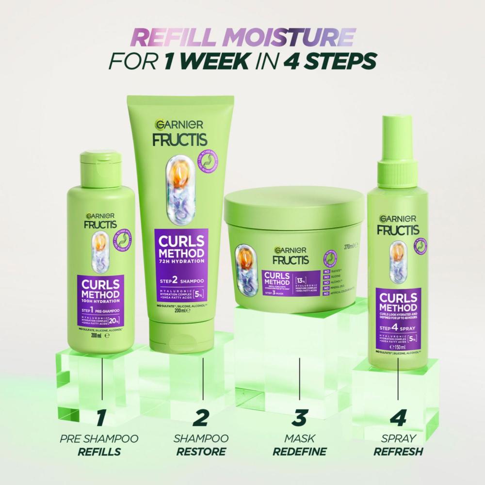 Garnier Fructis Curls Method Shampoo - 200mL