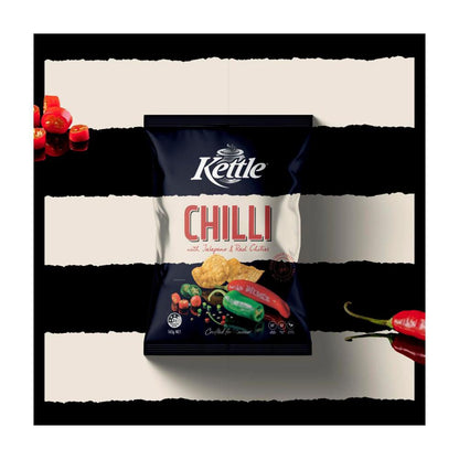Kettle Chilli Potato Chips - 165 gram
