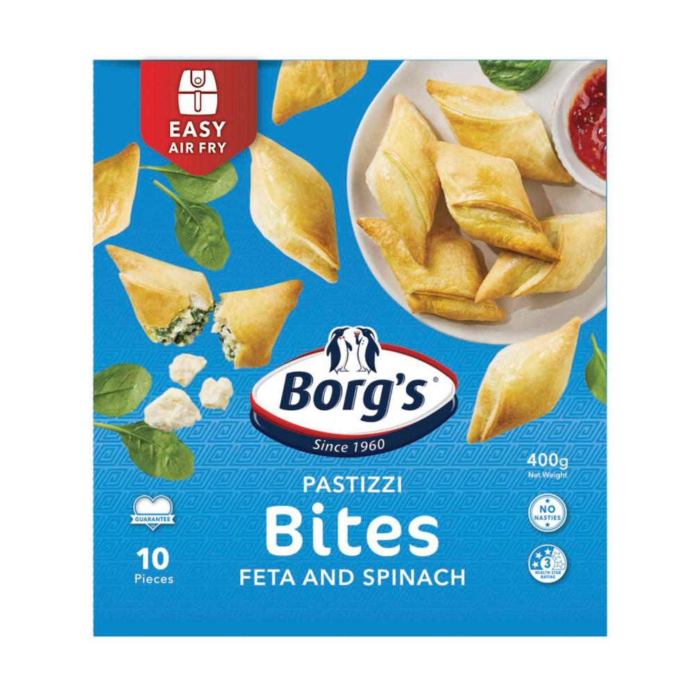 Borg's Feta & Spinach Pastizzi Bites - 400g