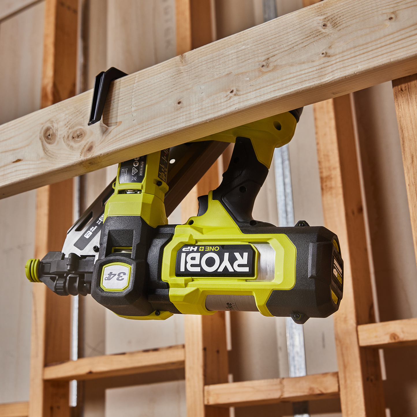 Ryobi HP Brushless AirStrike Framing Nailer - 18V ONE+ - 30-34° - Tool Only
