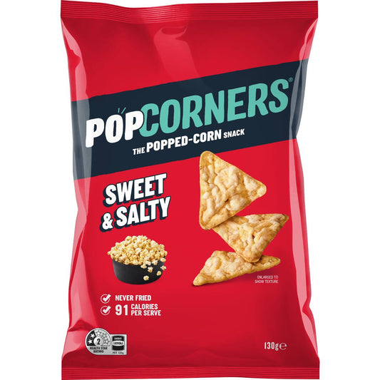 Popcorners Popcorn Chips Share Pack Sweet & Salty 130g