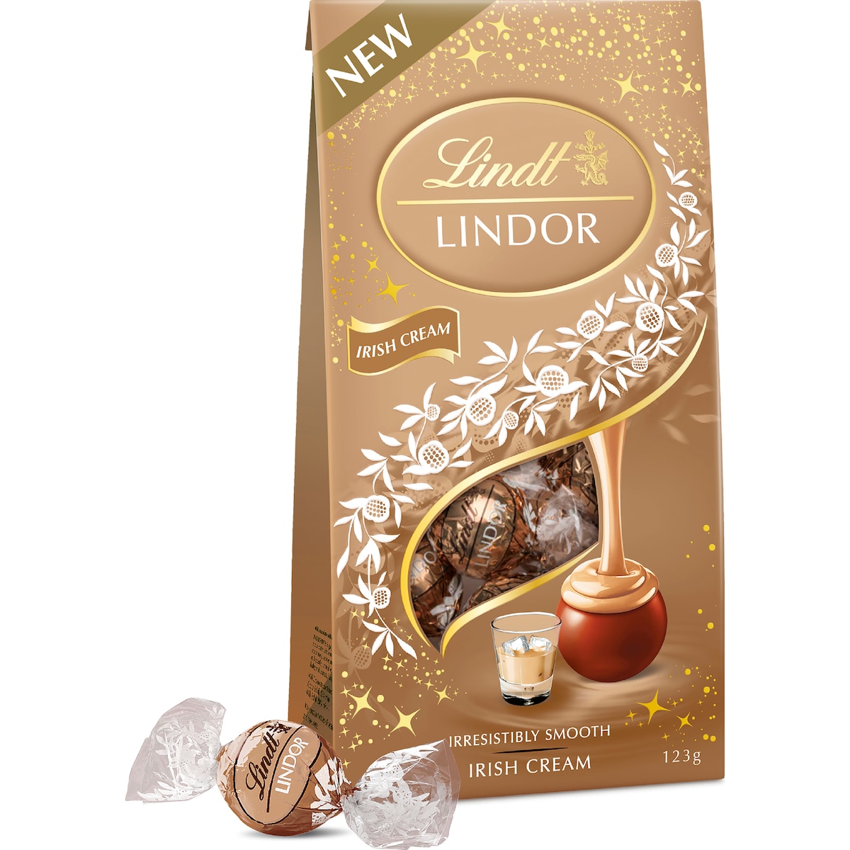 Lindt Lindor Irish Cream Chocolate Bag 123g