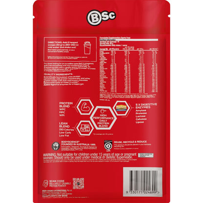 Bsc Violet Crumble Protein Powder Chocolate Honeycomb 400g