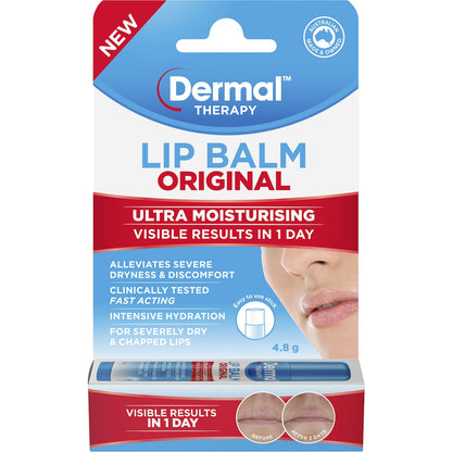 Dermal Therapy Lip Balm Ultra Moisturising Stick 4.8g