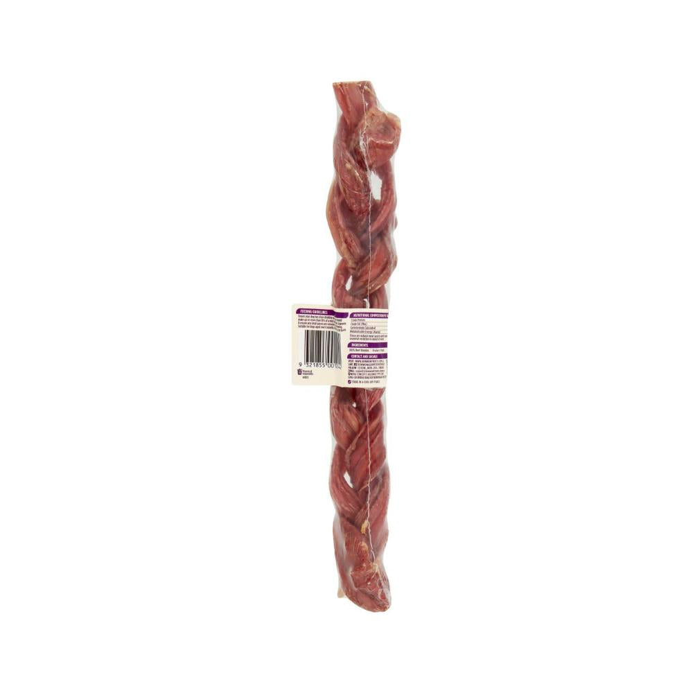Bow Wow Braided Bully Chew Dog Treat - 1 Pack