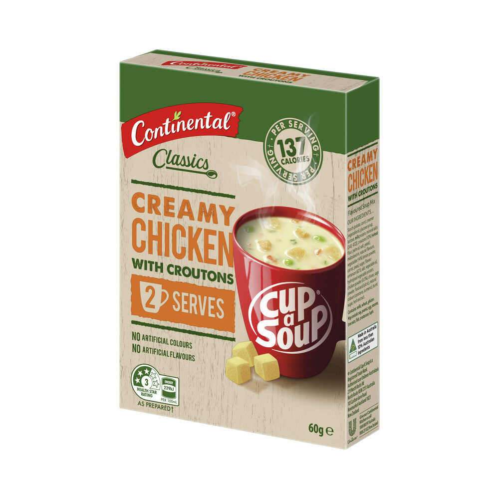 Continental Cup A Soup Creamy Chicken with Croutons Serves 2 - 60g