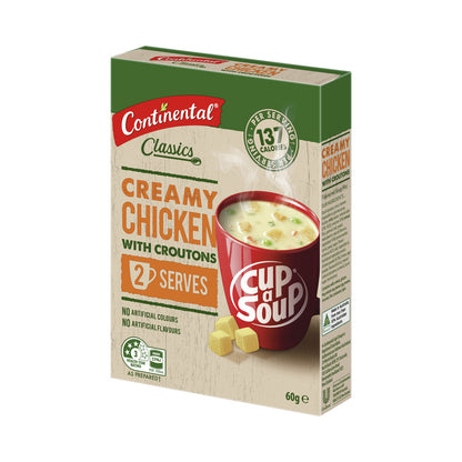 Continental Cup A Soup Creamy Chicken with Croutons Serves 2 - 60g