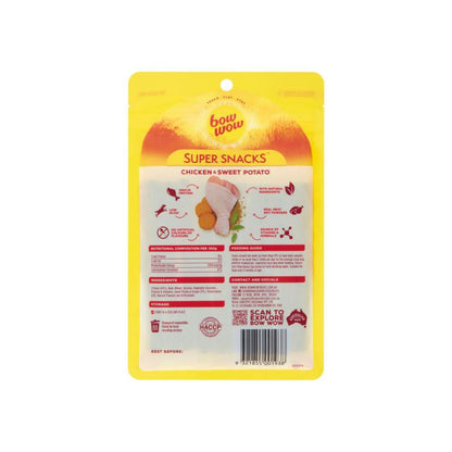 Bow Wow Super Snacks Sticks Dog Treats With Chicken & Sweet Potato - 10 Pack