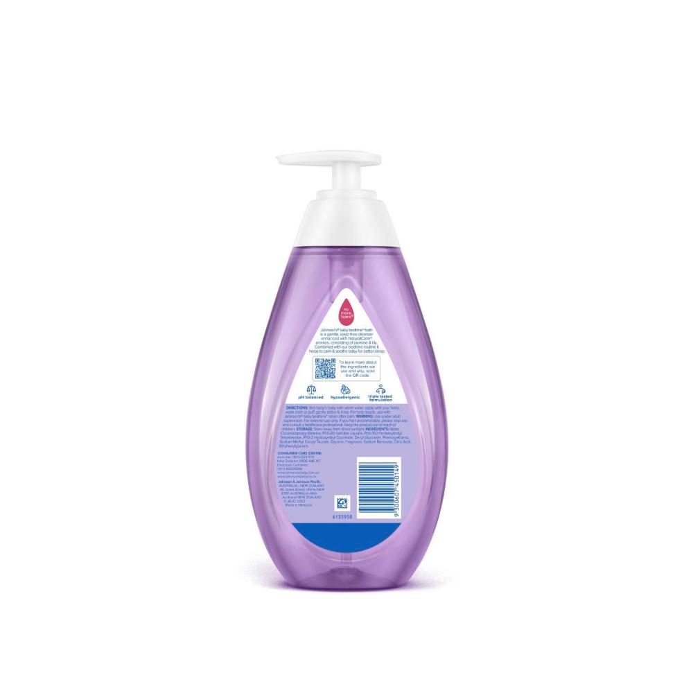 Johnson's Bedtime Gentle Calming Jasmine & Lily Scented Tear-Free Baby Bath - 500mL