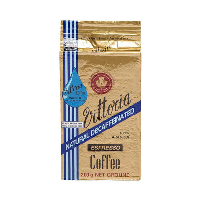 Vittoria Espresso Decaffeinated Ground Coffee - 200g