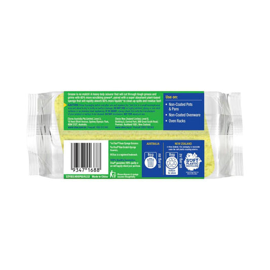 Chux Heavy Duty Scourer + Super Absorbent Sponge - 2 pack