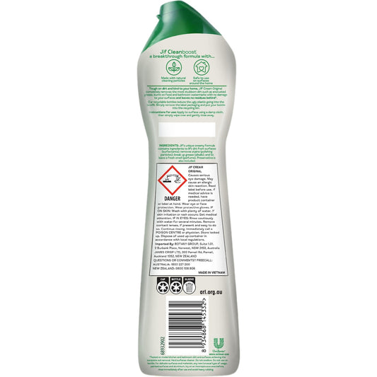 Jif Cream Cleanser With Micro Particles Original 500mL