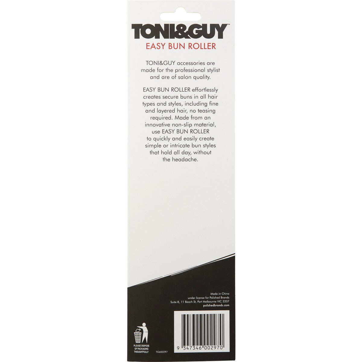 Toni & Guy Easy Bun Roller Each