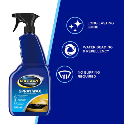 Selleys Polyglaze Spray Wax - 500ml