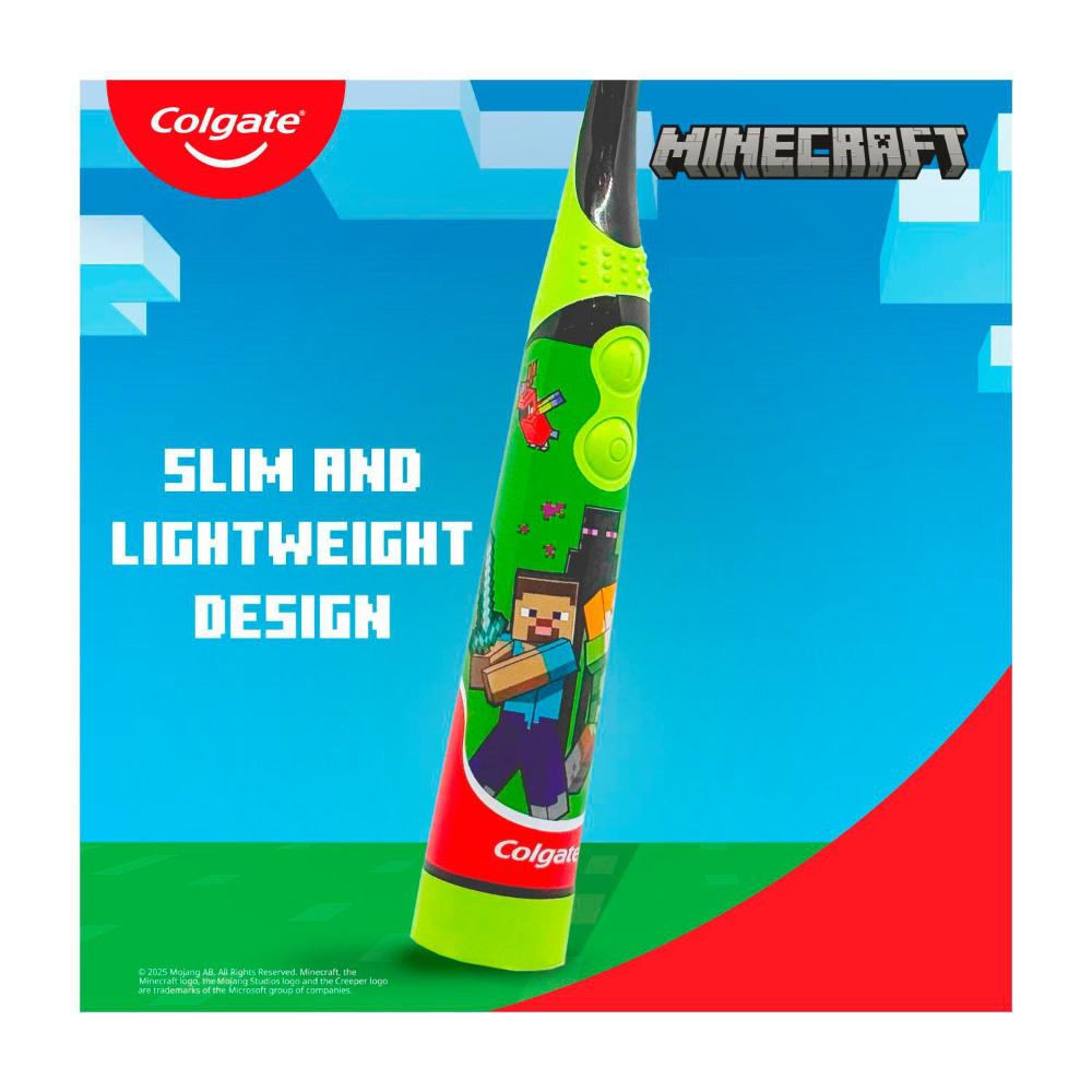 Colgate Toothbrush Kids Minecraft Battery Powered - 1 Pack
